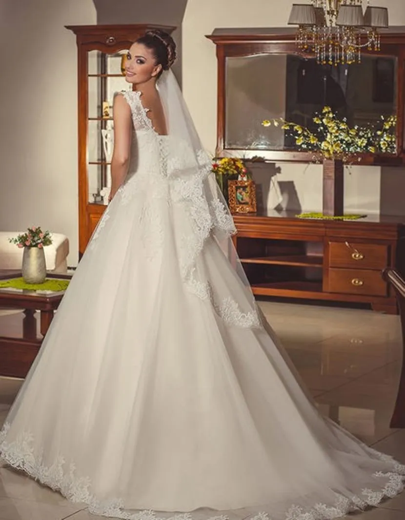 ---Classic wedding dress for church wedding A line for sale online from the 2021 bridal collection--