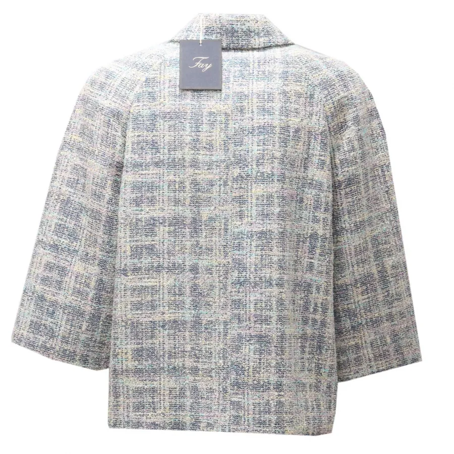 2881AD giacca donna FAY multicolor cotton/linen jacket woman