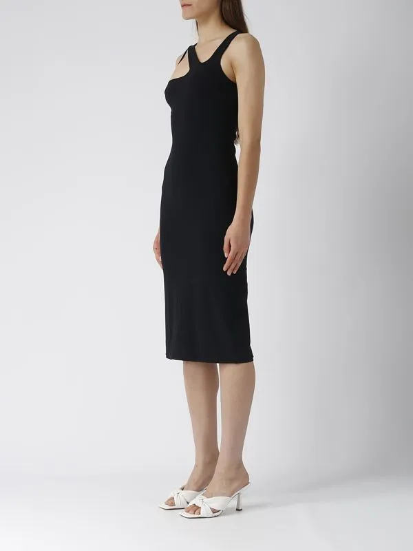 Abito donna Patrizia Pepe in jersey stretch Nero