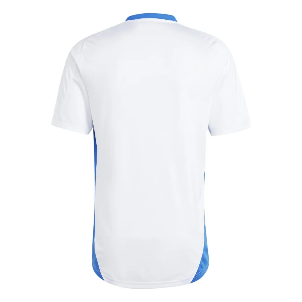 ADIDAS Maglia Calcio Italia Training Bianco Blu Uomo