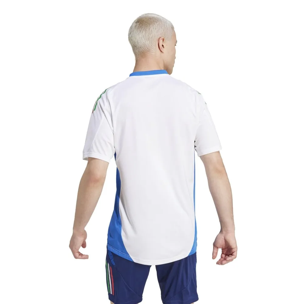 ADIDAS Maglia Calcio Italia Training Bianco Blu Uomo