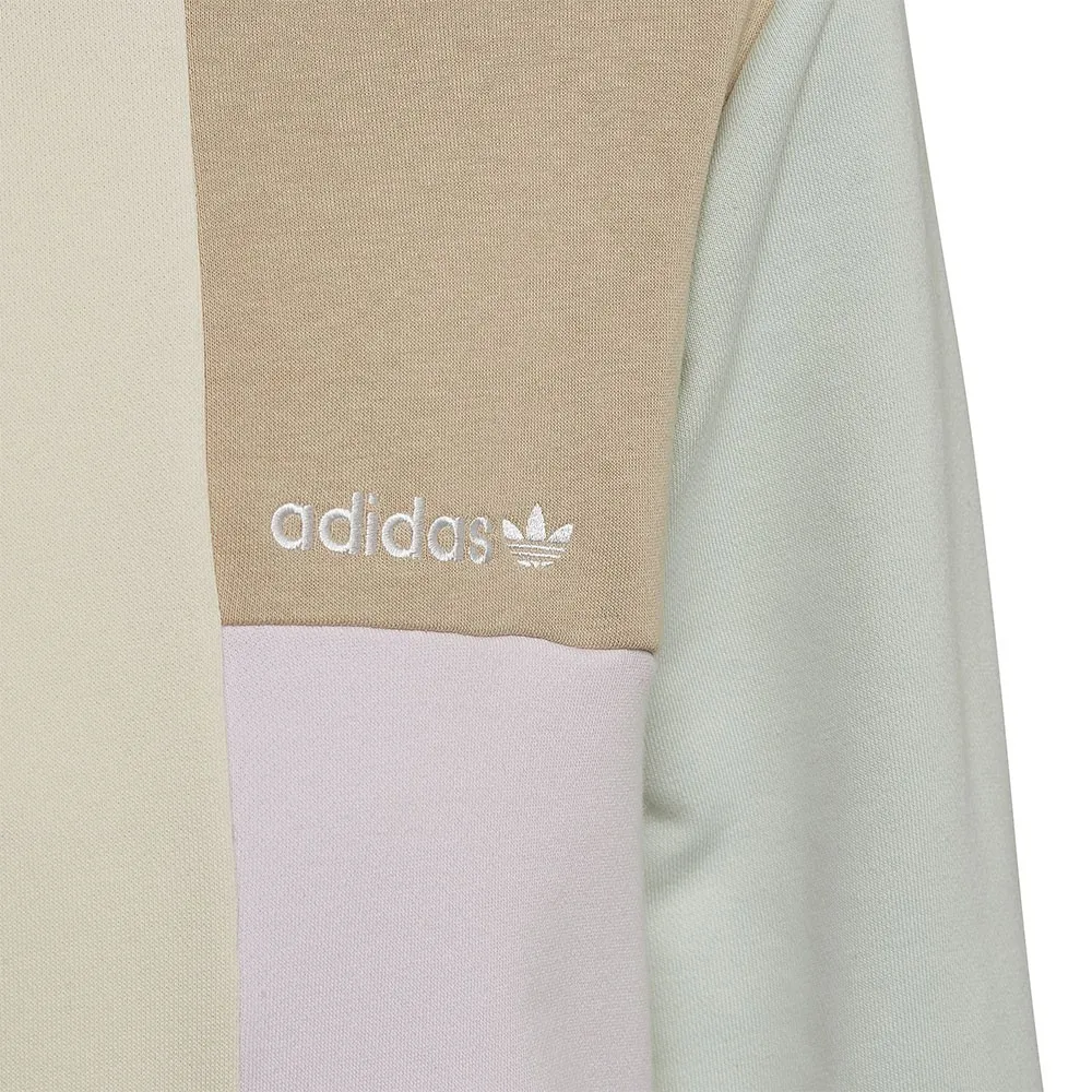 ADIDAS Originals Felpa Con Cappuccio Multicolore Beige Bambina