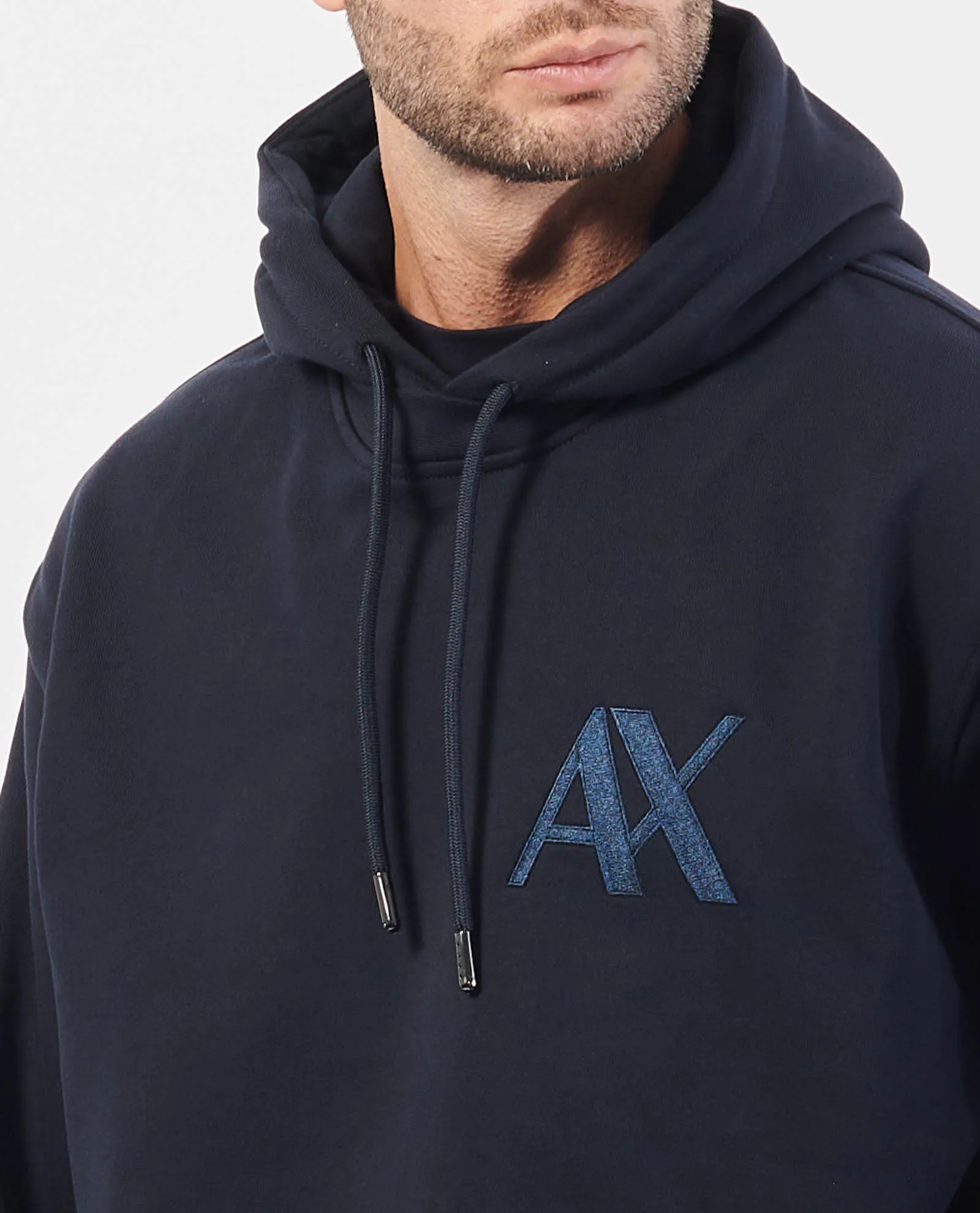 ARMANI EXCHANGE      Felpa uomo Armani Exchange con cappuccio e logo