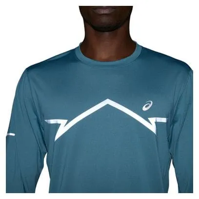 Asics Run Lite-Show Long Sleeve Jersey Blue Uomo