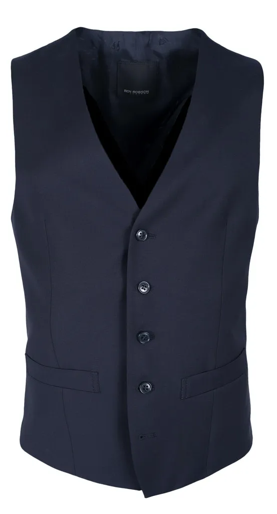 Blue dress with vest roy robson drop six regular fit