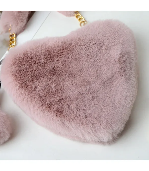 Borsa peluches heart manici