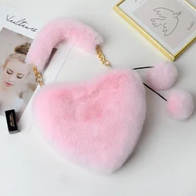 Borsa peluches heart manici