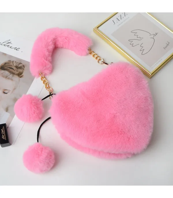 Borsa peluches heart manici