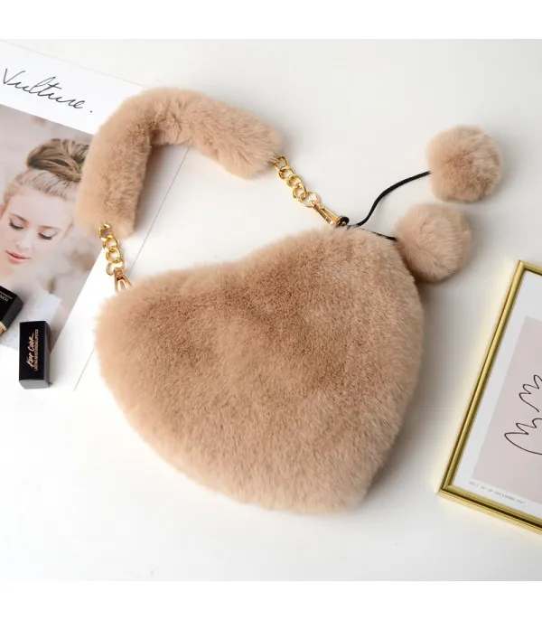 Borsa peluches heart manici