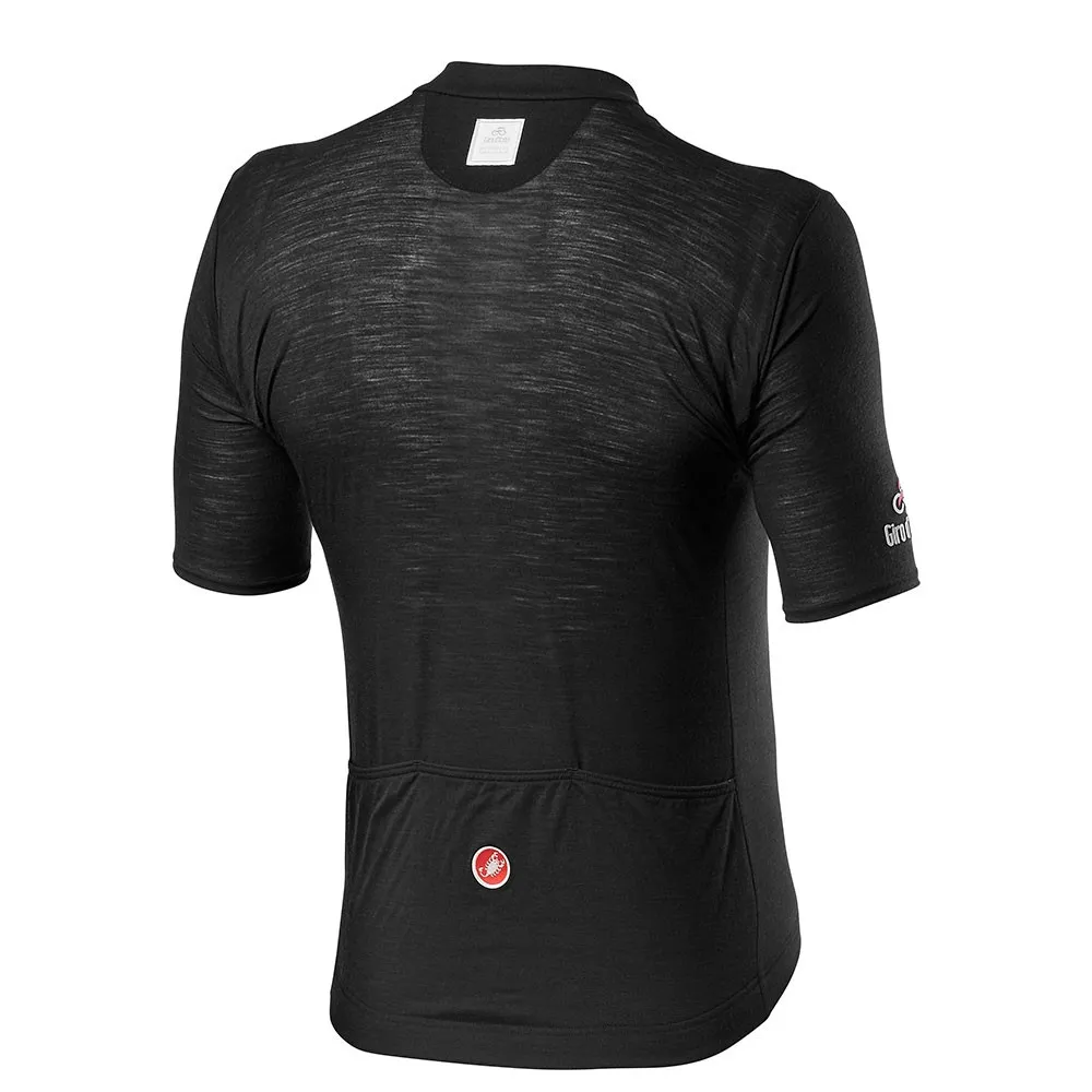 Castelli Maglia Ciclismo Heritage Nero Vintage Uomo