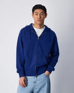 Champion Felpa Con Cappuccio Full-Zip Logo Champion Blu Uomo