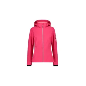 Cmp Woman Jacket Softshell Zip Capp Stacc Fuxia Donna