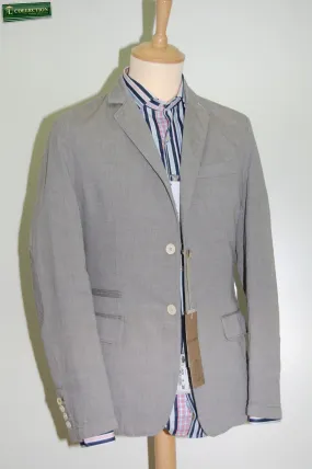 Fashion Jacket washed grey cotton John Barritt