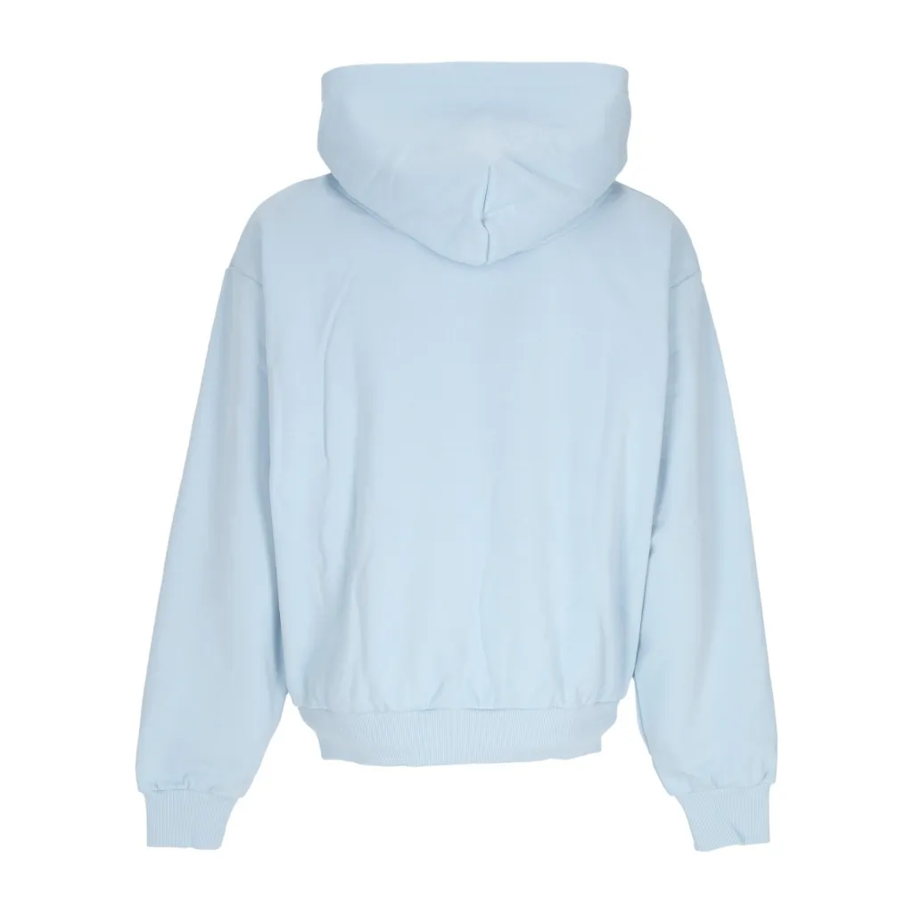 felpa cappuccio uomo autograph heavy sweat os hoodie LIGHT BLUE