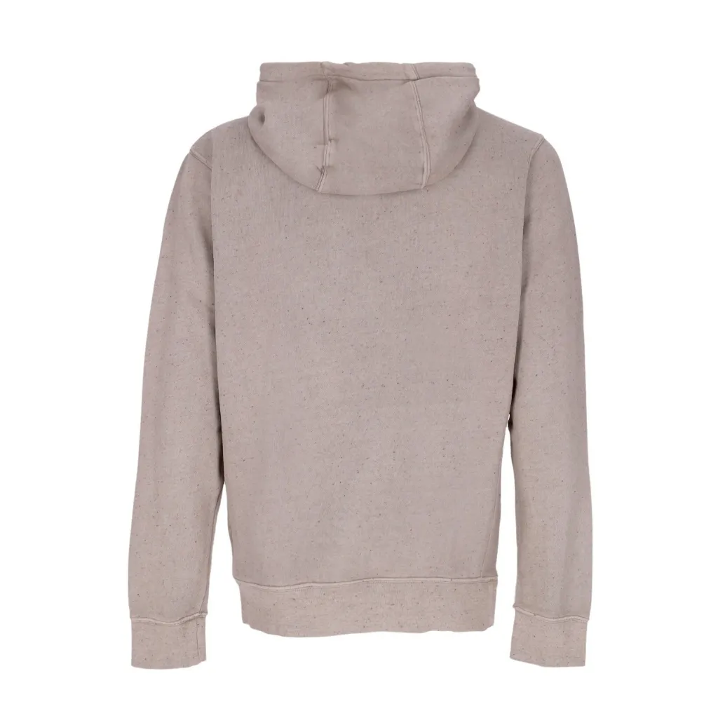 felpa cappuccio uomo club+ revival hoodie OLIVE GREY