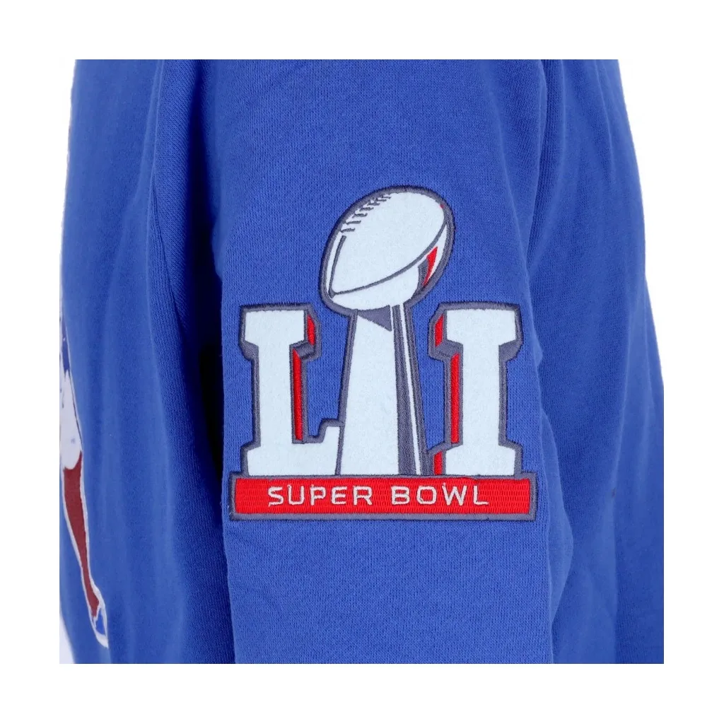 felpa cappuccio uomo nfl team origins fleece hoodie neepat ROYAL