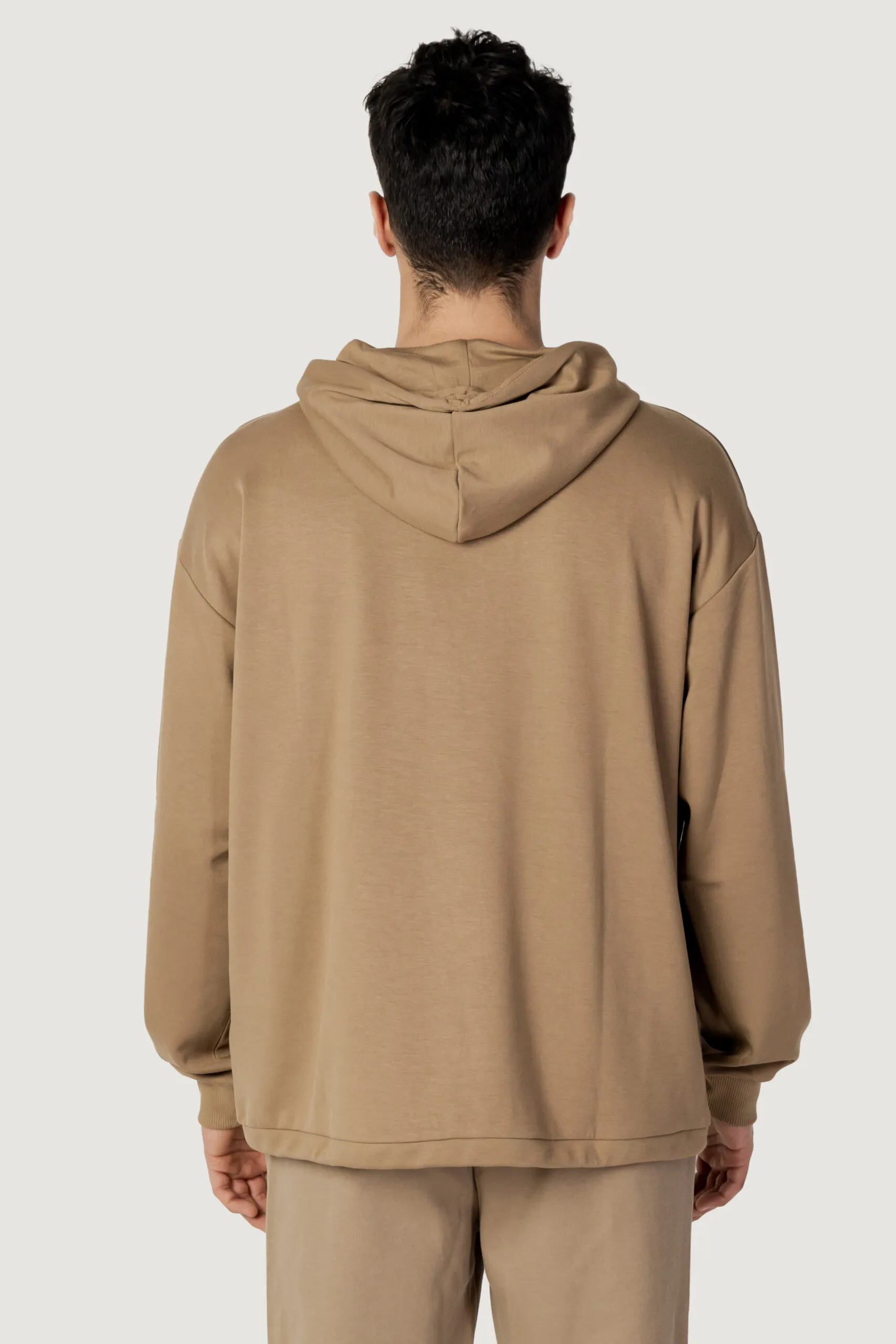 Felpa con cappuccio Fila cuenca oversized hoody Beige scuro