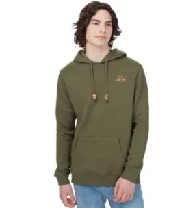 Felpa con cappuccio Tentree SASQUATCH HOODIE (OLIVE NIGHT GREEN HEATHER) uomo