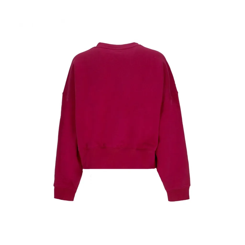 felpa girocollo donna essential crewneck LEGACY BURGUNDY