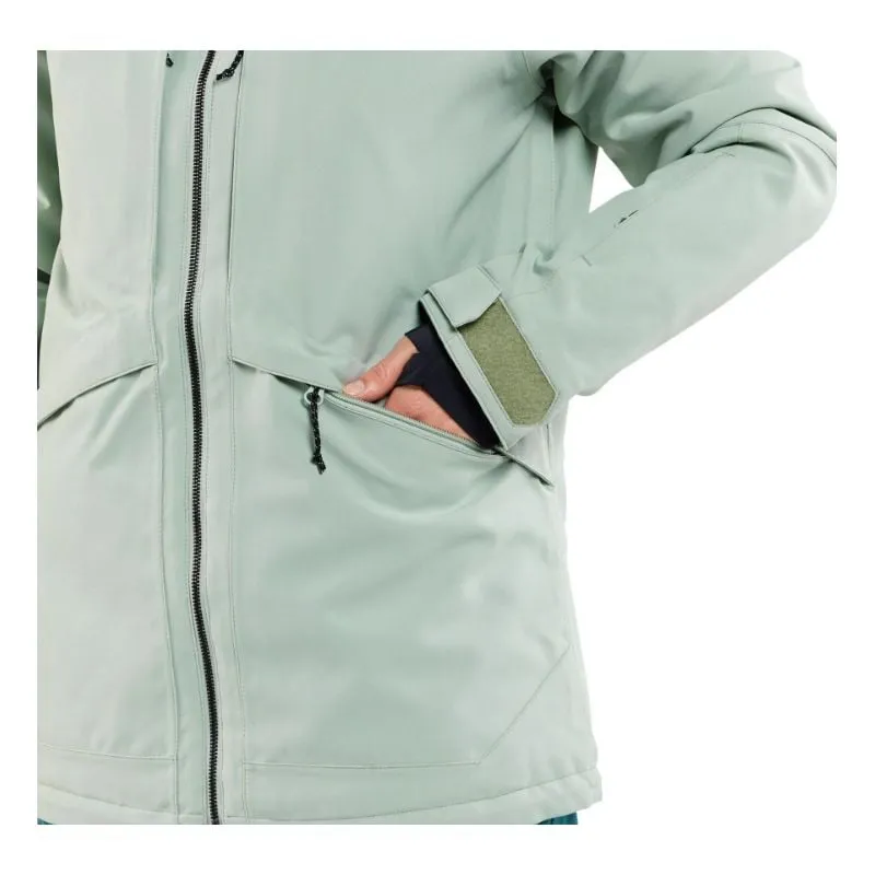 Giacca da snowboard da donna Volcom SHELTER 3D STRETCH JACKET (SAGE FROST)