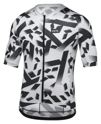 Gore Wear Spirit Signal Camo Short Sleeve Jersey Black/White