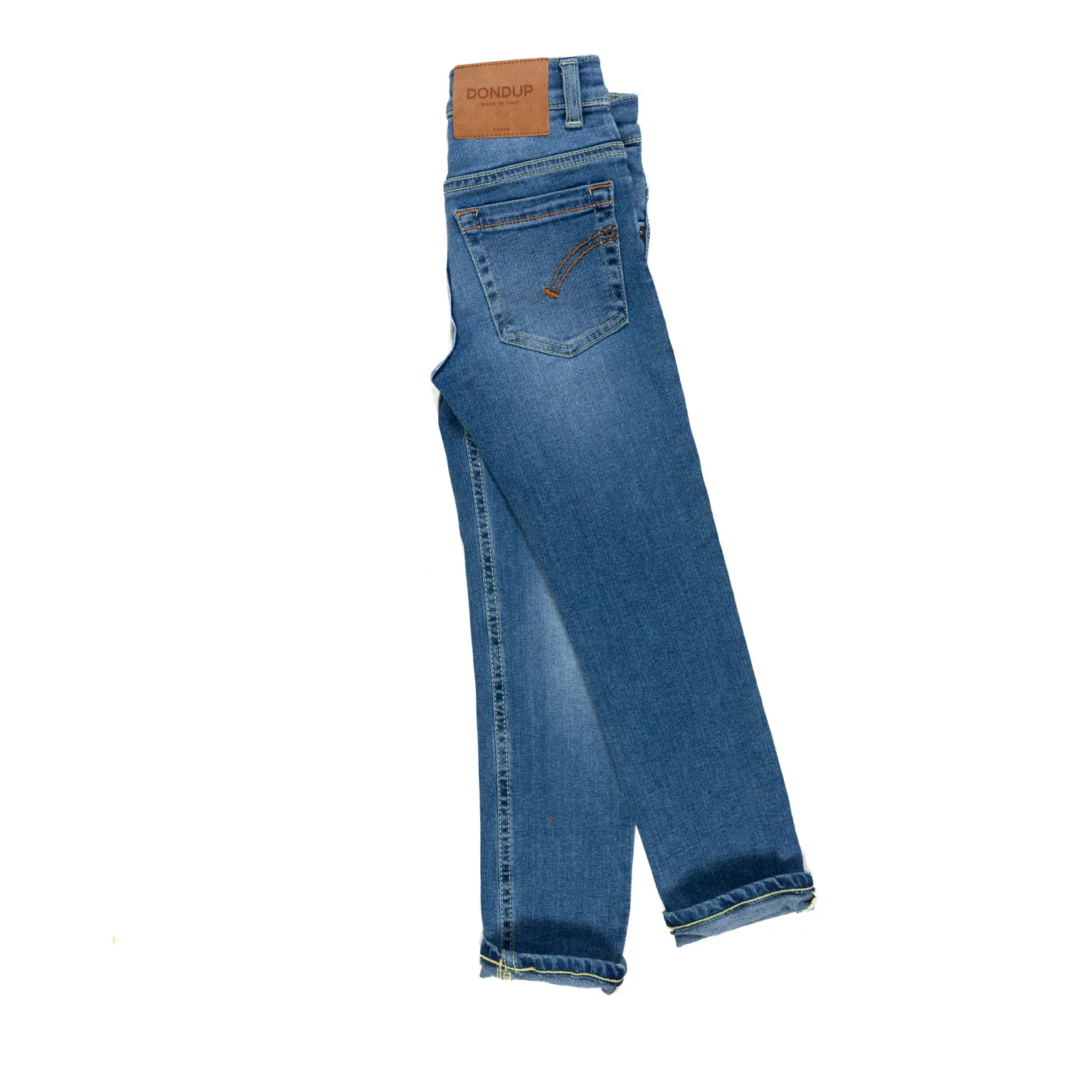 Jeans Blu Medio Slavato Bambino E Ragazzo