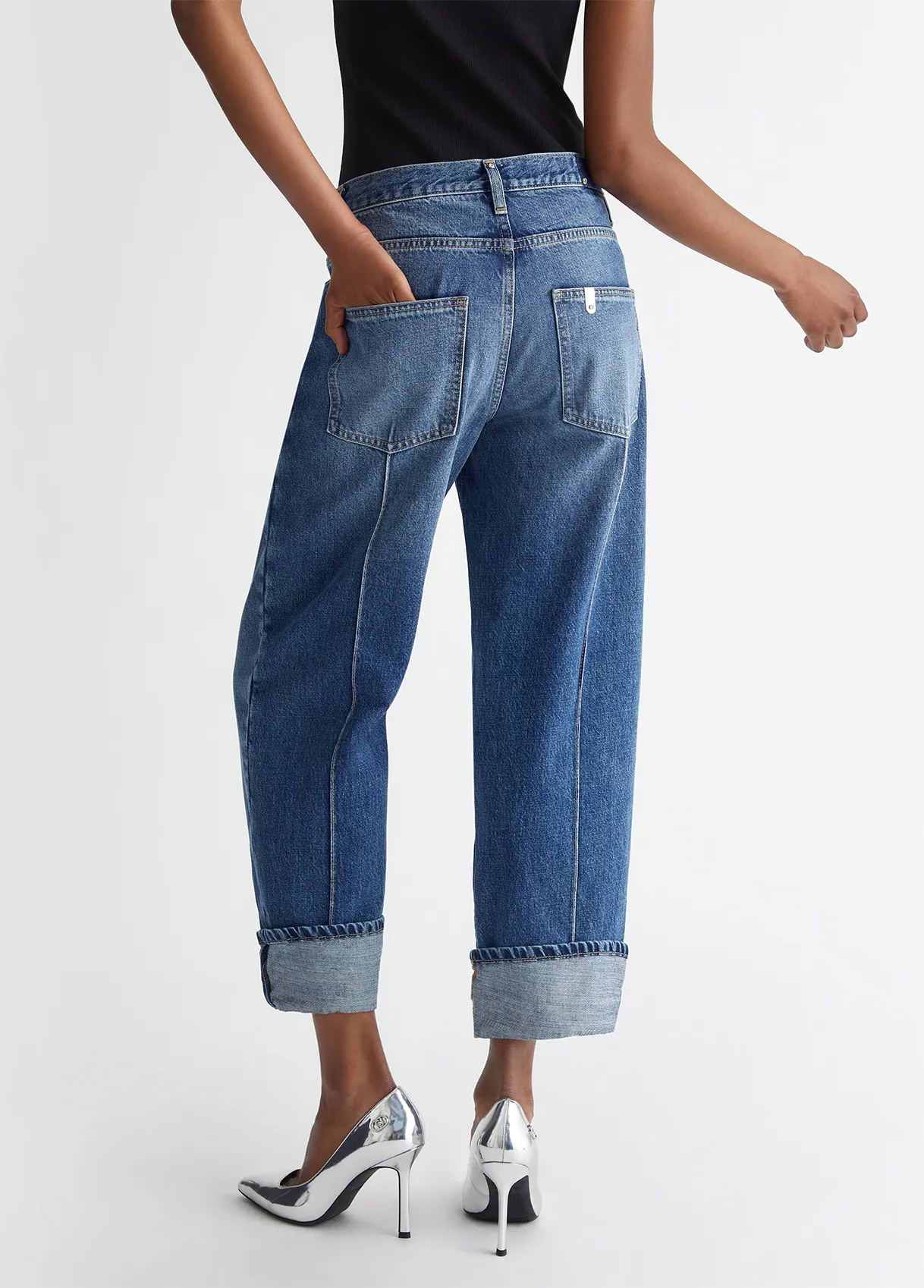 JEANS STRAIGHT CROPPED LIU-JO