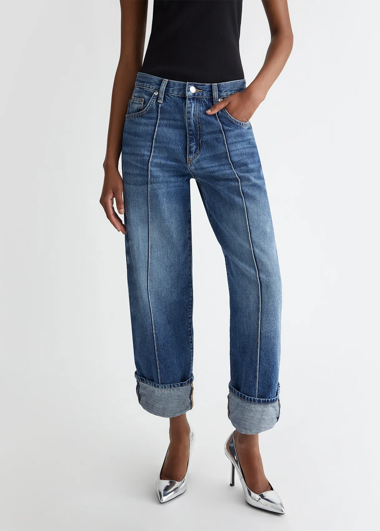 JEANS STRAIGHT CROPPED LIU-JO