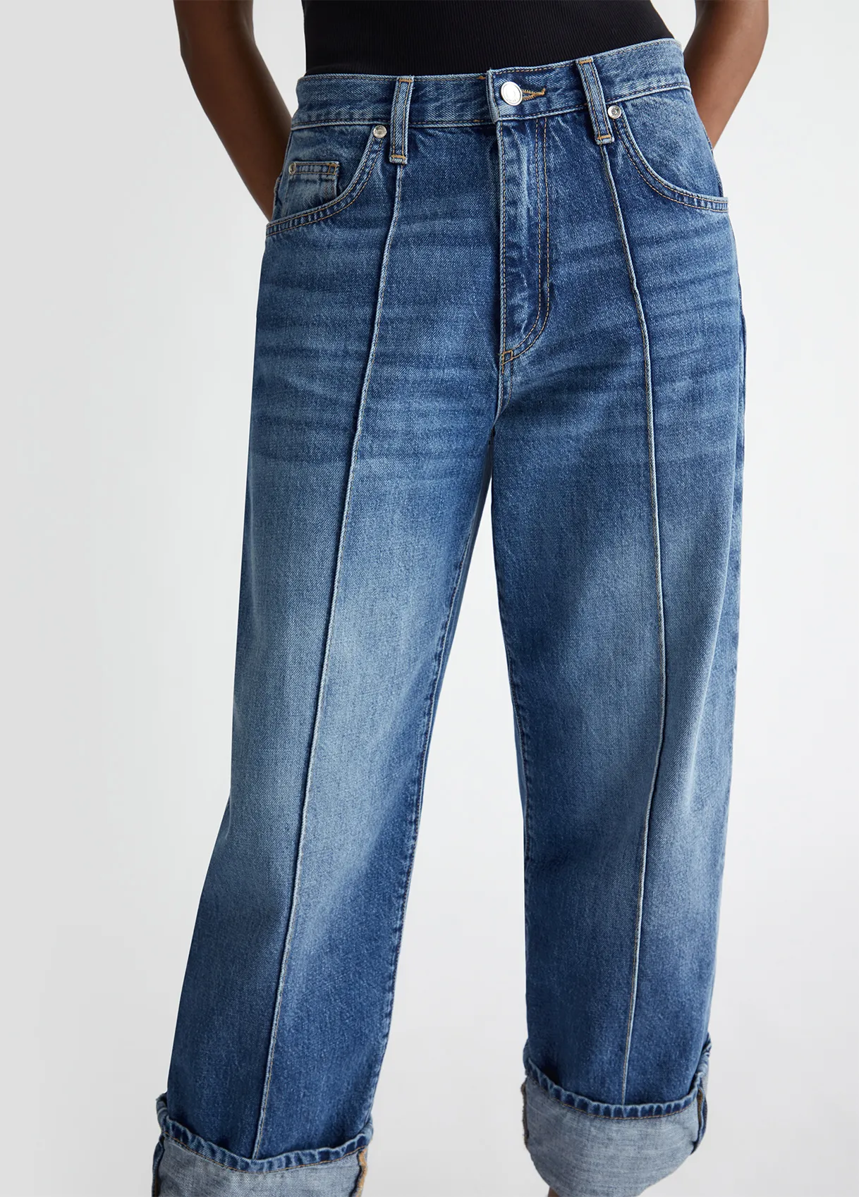 JEANS STRAIGHT CROPPED LIU-JO