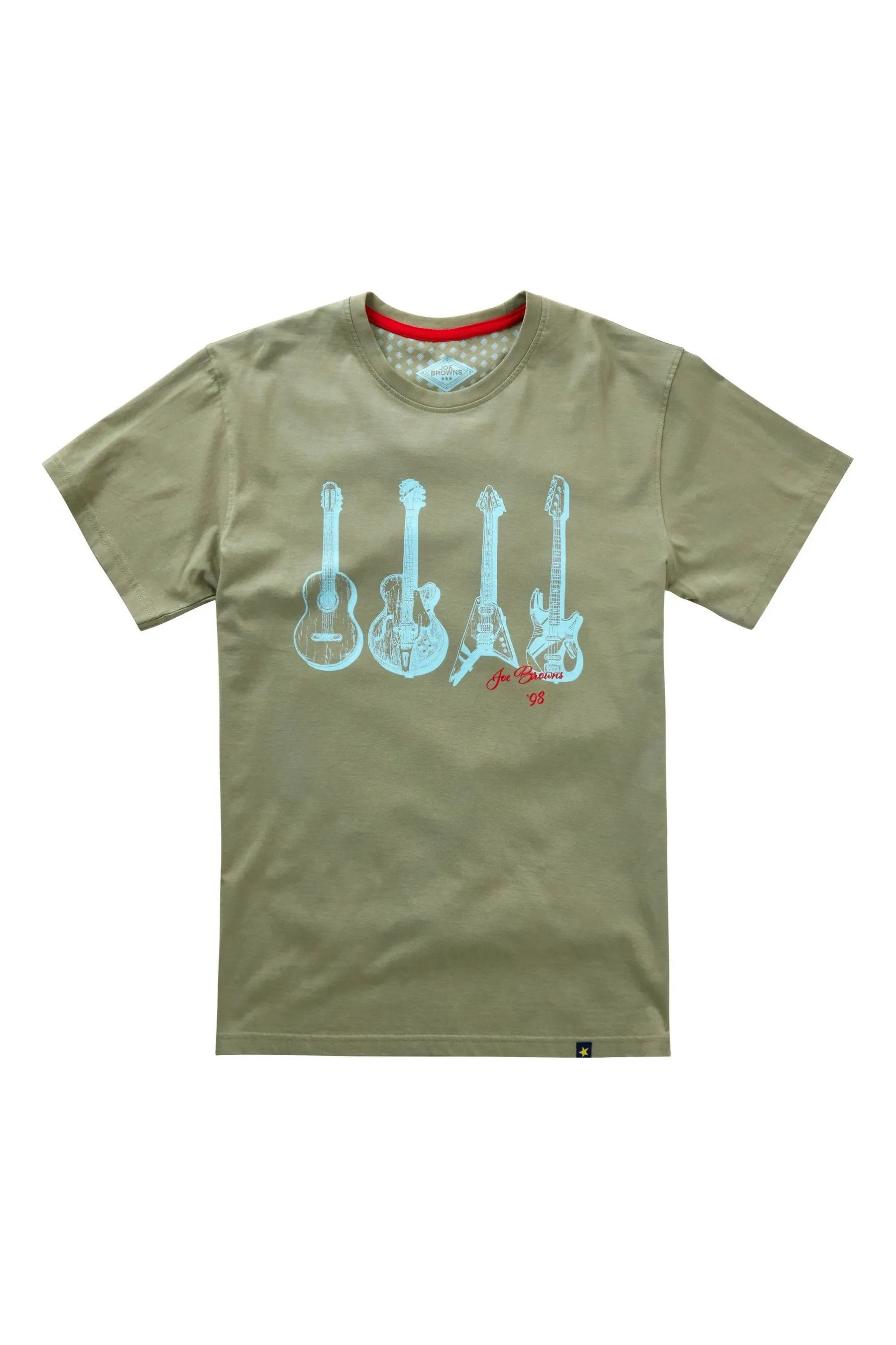 Joe Browns - T-shirt con Manica corta Girocollo e chitarra