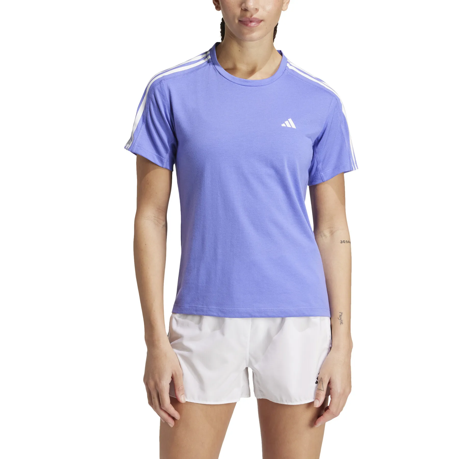 Maglia da donna adidas Own the Run 3-Stripes