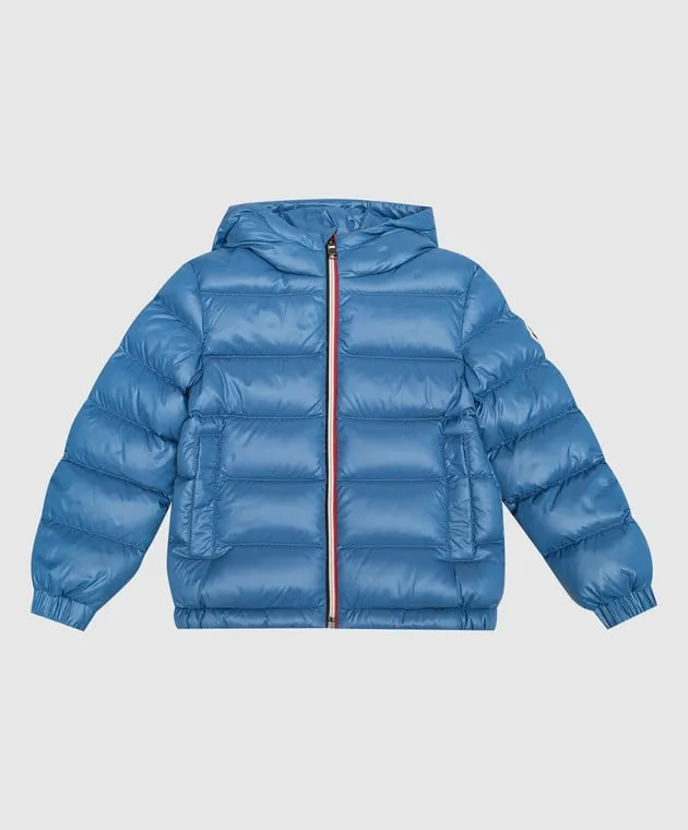 Moncler ENFANT Piumino blu da bambino New Aubert 1A0008068950810