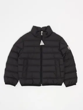 MONCLER  Piumino bambino Moncler Baudinet in piuma Nero