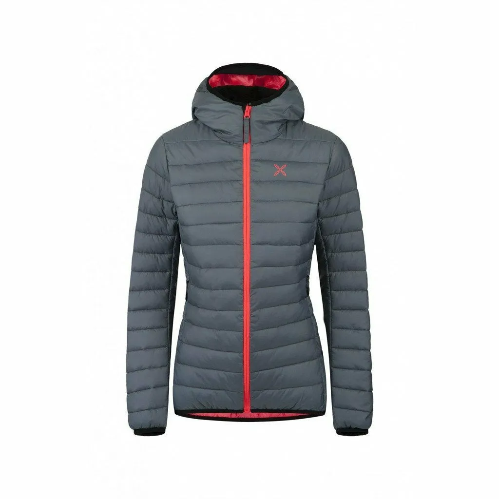 Montura Genesis Hoody Jacket Woman  Gray/Coralfluo