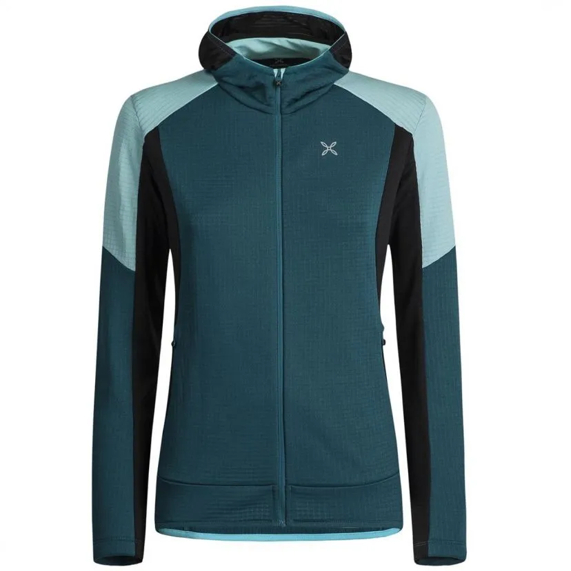 Montura Stretch Color Hoody Jacket Woman pile tecnico donna