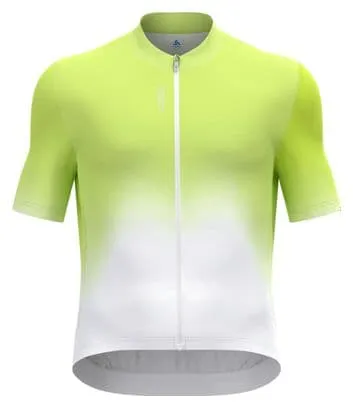 Odlo Zeroweight Chill-Tec Short-Sleeved Jersey Yellow/White