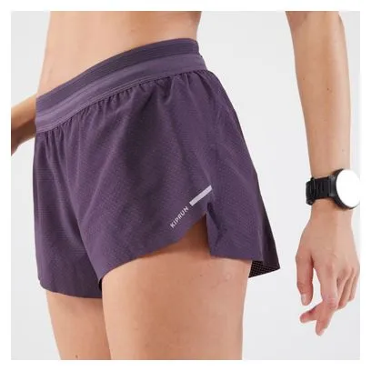 Pantaloncini da corsa Kiprun Run 900 Light Violet Donna