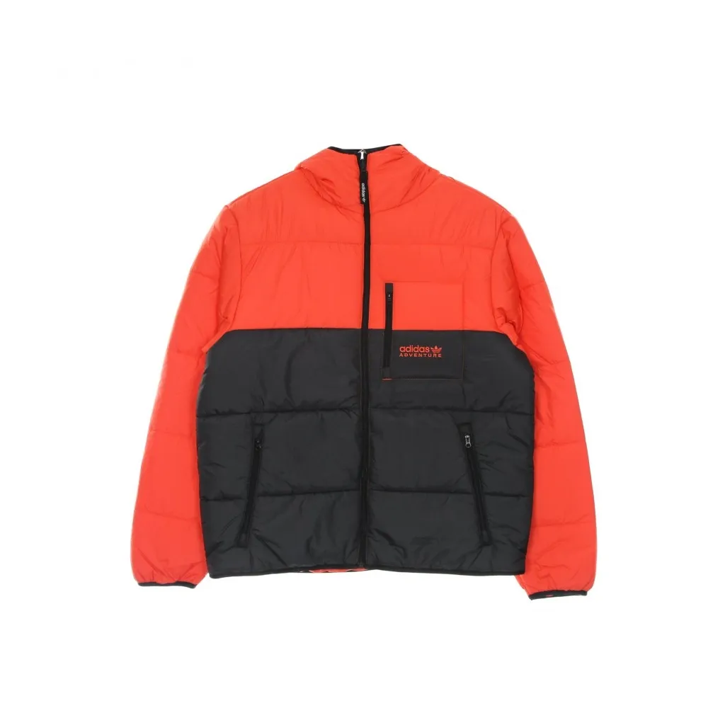 piumino uomo puffer jacket BLACK/BRIGHT RED