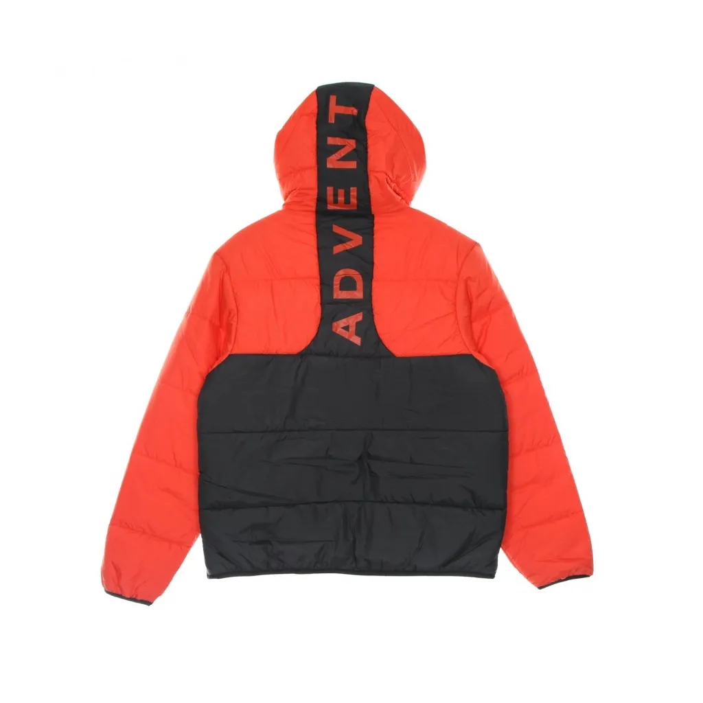 piumino uomo puffer jacket BLACK/BRIGHT RED