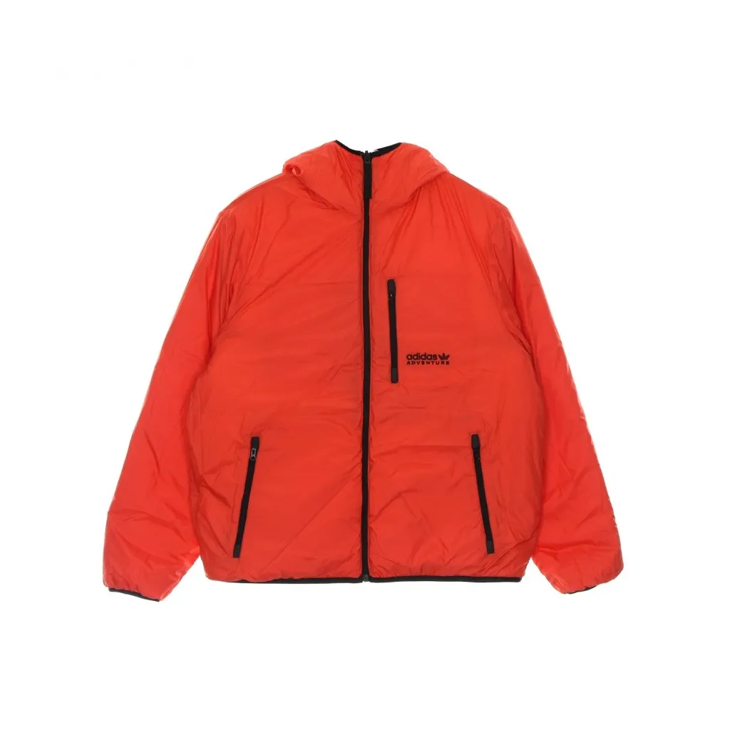 piumino uomo puffer jacket BLACK/BRIGHT RED