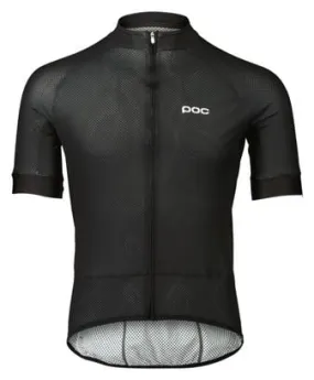 Poc Essential Road Logo Short Sleeve Jersey Black/White