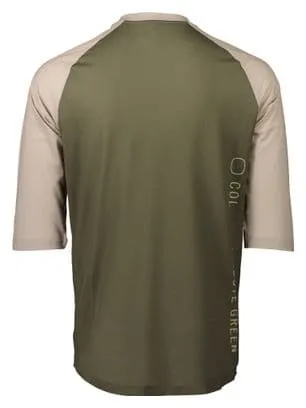 Poc MTB Pure Beige/Green 3/4 Sleeve Jersey