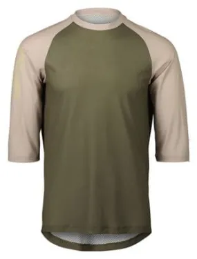 Poc MTB Pure Beige/Green 3/4 Sleeve Jersey