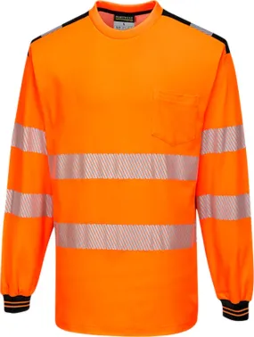 PW3 T-Shirt manica lunga Hi-Vis