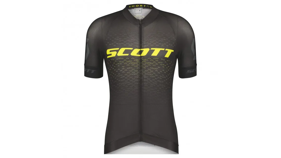 SCOTT Maglia RC Pro Manica Corta Black/Sulphur Yellow