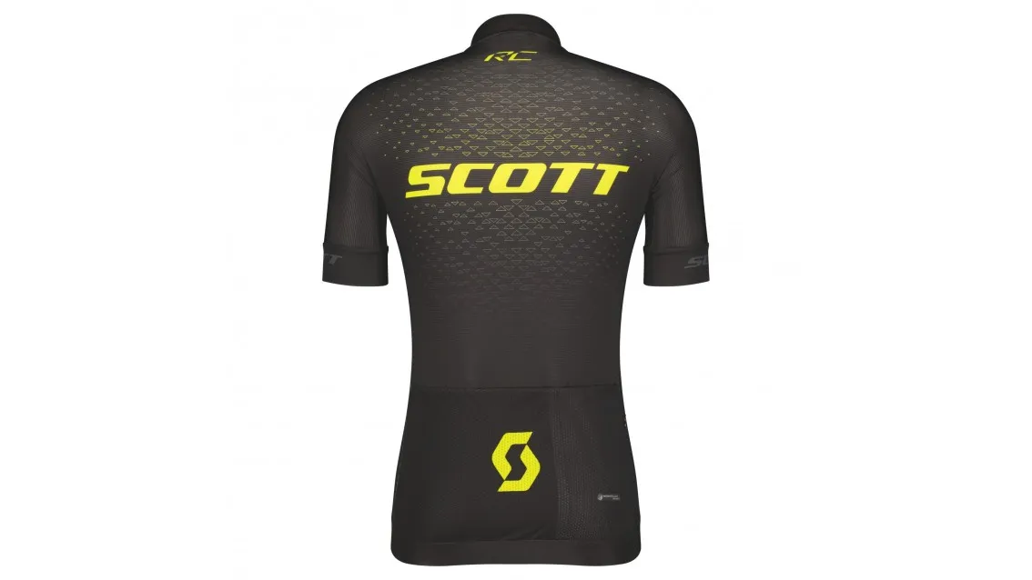 SCOTT Maglia RC Pro Manica Corta Black/Sulphur Yellow