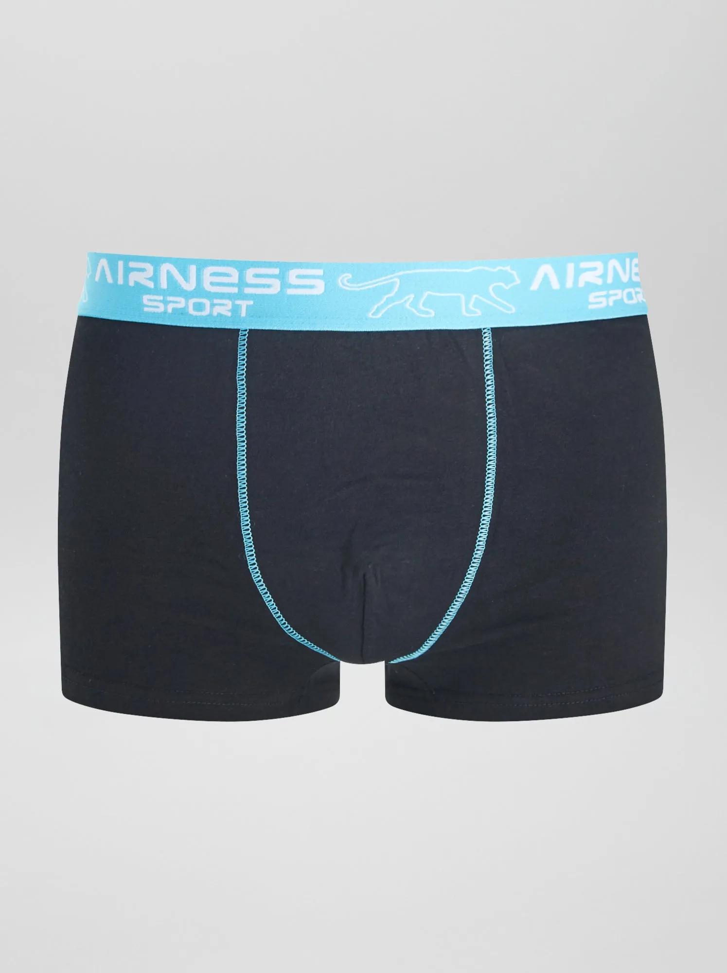 Set di 3 boxer 'Airness' con cintura - NERO