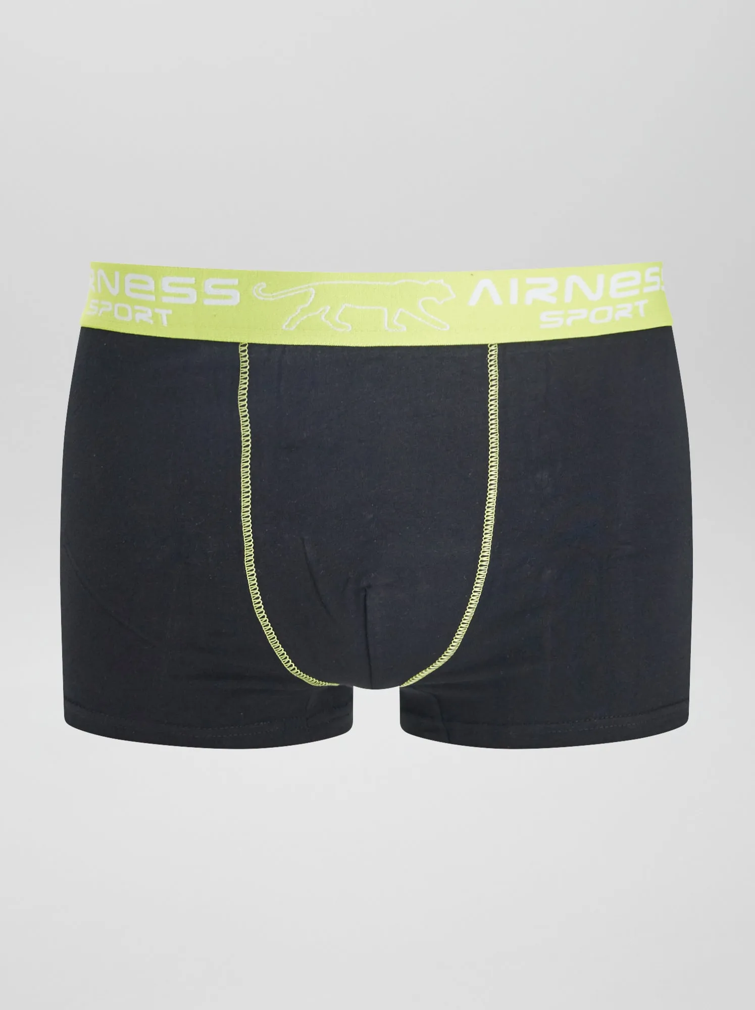 Set di 3 boxer 'Airness' con cintura - NERO