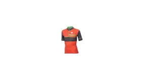 SPORTFUL Maglia Squadra Corse Kid Fire Red/Anthracite/Green Fluo