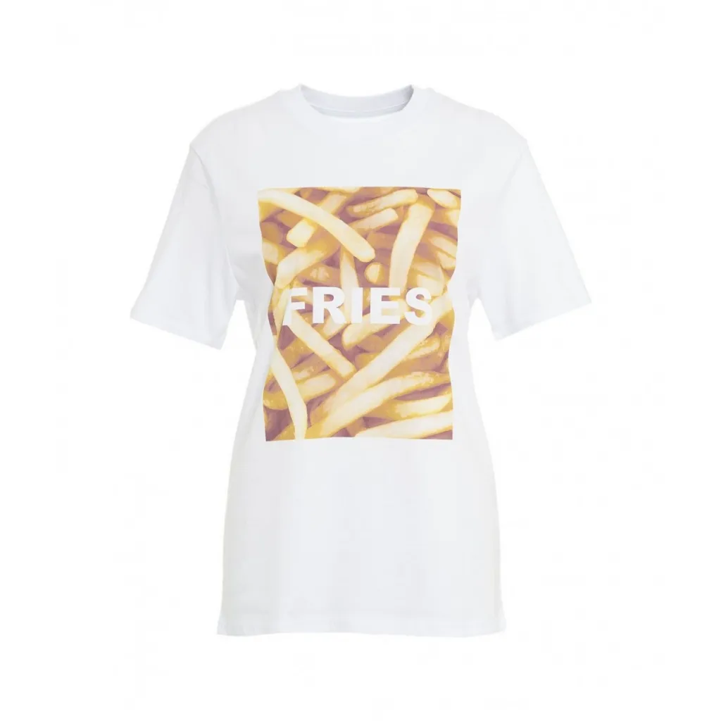 T-shirt Chips bianco